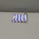 Large Striped Zipper Makeup Bag, Aesthetic Tassel Travel Cosmetic Bag, Coquette Toiletry Bag, Cute Girls Handbags Purses, Preppy Accessories Storage Bag for Women Girls (08 Dark Blue)