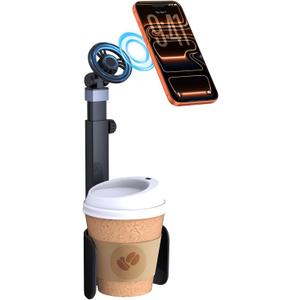 Vitog 2-in-1 MagSafe Car Mount, 2026 Hands Free Phone Holders for Your Car, Strong Magnetic Cup Holder Phone Holder for iPhone 17-12 Pro Max, Samsung & More Smartphones, Universal for Truck/SUV/Tesla