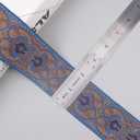 IDONGCAI 10 Yards Vintage Boho Jacquard Ribbon Trim, 1.9" Wide Embroidered Fabric Lace for Sewing, DIY Crafts, Clothing, Wedding & Home Decor