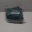 10Ft x 7Ft Dark Green Backdrop Curtains for Parties, Polyester Fabric Backdrop Drapes with Rod Pockets for Weddings, Birthday, Halloween, Photography, Christmas Party Background Curtain, 2 Panels