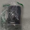 PH PandaHall 100 Yards 1mm Waxed Cotton Cord, Black Waxed String Beading Thread Roll Spool for Bracelet Necklace Jewelry Waist Beads DIY Crafts Making Macrame Supplies
, Black