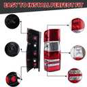 Tail Light Compatible with 2007-2018 Mercedes-Benz Dodge Freightliner Sprinter 2500/3500 No Bulbs (Right Passenger Side)