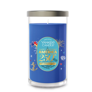 Star-Spangled Blueberry Medium Pillar Candle
