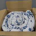 Bedsure Floral Quilt Set King - Reversible Blue & White Quilt Bedding Set, Daisy Design Bedspread, 3 Pieces Microfiber Lightweight Coverlet with 2 Pillow Shams for All Seasons (106"x96")