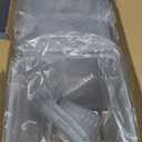 M MCIRCO Extra Large 7qt / 6.5L/220oz Tall Food Storage Containers, WIDE & DEEP, 4-Piece Plastic Airtight Kitchen Pantry Storage Containers for Flour, Sugar, with 4 Measuring Cups,20 Labels