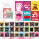 Gemscream 24 Pcs Valentine's Day Metal Puzzles Gifts Box with Cards for Teen Bulk 3D Wire Puzzle Metal Brain Teaser Puzzles Valentine Party Favors for School Classroom Exchange Prize Mind Challenge