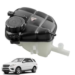 YzusGomumu Engine Radiator Coolant Overflow Reservoir Tank With Sensor & Cap Compatible With 2006-2015 Mercedes-Benz GL320 GL350 GL450 GL500 GL550 ML350 ML450 ML500 ML550 Replaces 1645000049 603-256