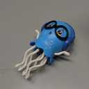 Kids Toy Dancing Jellyfish, Tummy Time Toy Interactive Jellyfish Bump and Go with Music & Lights, Learning Crawling Toys for Toddlers Baby 1 2 3 4 5 Years, Birthday for Boys Girls (Blue)