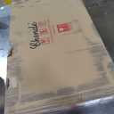 Chende Large Wall Mirrors Decor 54'' X 30'', Vintage Living Room Mirror with Ornate Wooden Frame, Gold Decorative Mirror for Dining Room, Entryway, Bathroom, Bedroom