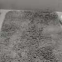 GORILLA GRIP Bath Rug Mat, Thick Soft Absorbent Chenille, Quick Dry Microfiber Mats, Rubber Backing Machine Washable Shower Floor Rugs, Bathmat Runner, Bathroom Home Decor Accessories, 24x17, Grey