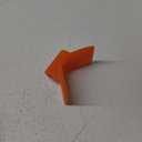 3" Orange Polyurethane Bow Stop Roller 'V' for Boat Trailer Non Marking