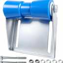 8inch/10inch/12inch Boat Trailer Rollers with Brackets Galvanized Steel Keel Roller Assembly Kit for Easy Water Launch