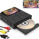 VHS to DVD Recorder, DVD Recorder with HDMI & AV Input, Convert VHS, VCR, Hi8 and Camcorder to DVD, USB, SD or HDD, No PC Needed, 4.3" LCD Preview, Phone Video/Photo to DVD/USB/SD/HDD App Copy
