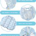 Goodstoworld Toddler Girl Dress for Kids Summer Beach Ruffle Tie Back Dresses for 2-8T (4-5T, A0-easter Bunny 02)