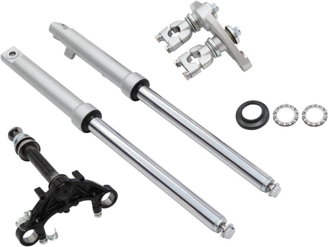 Front Forks Shock Triple Tree Set Compatible with XR50 2000-2004 CRF50 2004-2012 TTR90 2000-2003 TTR50E 2006-2021 PW50 1981-2021