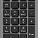 Bluetooth Number Pad Wireless & Wired 10 Key USB Keypad Two in One, Rechargeable Numpad for Laptops, Desktop, Computers Accessories Compatible with MacBook iPads ChromeBook EliteBook Notebook etc. (Metal Grey)