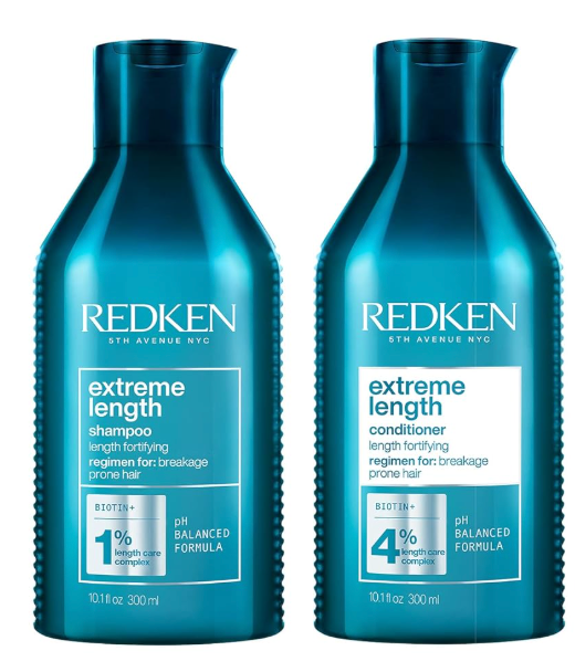 Redken Extreme Length Biotin Shampoo For Longer Hair – Promotes Healthy Hair Growth, Strengthens Damaged Hair, Prevents Hair Breakage, Infused With Biotin ​