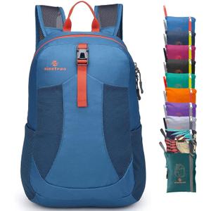 sinotron 22L Lightweight Packable Hiking Backpack, Small Hiking Backpack Day Pack for Women Men Travel Camping Vacation (Blue)
