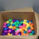Super Z Outlet Fillable Easter Eggs with Hinge 2.5" Inch Bulk Colorful Bright Assorted Colors Plastic Easter Eggs, Perfect for Suprise Easter Bunny Egg Hunt - 72/144 Pack