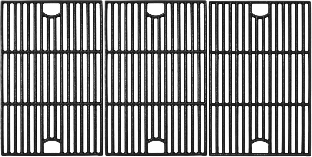 720-0896 17 inch Grill Grates Replacement Part for Nexgrill 6 Burner 720-0896B 720-0898 720-0896X 720-0896E Gas Grill, Cast Iron Cooking Grids for Nexgrill 6-Burner Deluxe 720 0896b