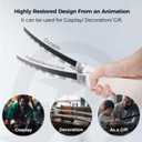 Cold Blade Anime Sword - 41 inches Anime Katana Replica with Belt and Stand - Durable Sword Perfect for Cosplay - Sword with Authentic Design