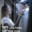 Under Cabinet Lights, Rechargeable battery operated lighting with 40 LED, Wireless Motion Sensor Light indoor (8000K), 4 Modes Night Light, Stick-On Magnetic Closet Lights for Kitchen, Hallway(2 Pack)
