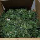 [ Timer & 8 Modes ] 9 Ft by 10 Inch 50 LED Prelit Christmas Garland Decorations Warm White Lights Thick 270 Snowy Tips 70 Red Berry 10 Pinecone Xmas Decor Garland Indoor