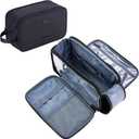 ZEEMO Toiletry Bag for Men, Water-resistant and Leak-Proof Dopp Kit with Large Capacity for Toiletries (Multi-Pocket 6L (Black))