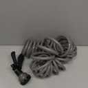 Orbit 26382 Coil Garden Hose, 25 Feet, with 8-Pattern Hose Nozzle (Gray)