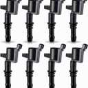 ENA Set of 8 Straight Boot Ignition Coil Pack Compatible with Ford Lincoln Expedition Explorer F-150 Super Duty Mustang Mountaineer 4.6l 5.4l 6.8l Replacement for DG511 C1541 FD508