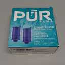 PUR PLUS Faucet Mount Replacement Filter 2-Pack, Genuine PUR Filter, 3-in-1 Powerful, Natural Mineral Filtration, Lead Removal, 6-Month Value, Blue (RF99992)