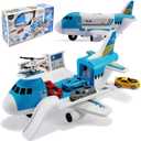 Tuko Transport Cargo Airplane Car Toy Play Set for 3+ Years Old Boys and Girls