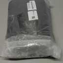 MIYCOO Lunch Bag & Lunch Box for Men Women, Double Deck Leakproof Insulated Soft Large Adult Camping Cooler bag for Work, Beach, Picnic, Travel (Black, 15L)