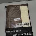 Upgraded Cat Scratch Furniture Protector,Cat Scratch Sofa Arm Sheild with 27.6L*19.6W Natural Sisal and Scratch Ball for Protecting Couch Sofa Chair Furniture (Brown/Right Handed)