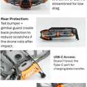 Neo 2 Premium Carbon Fiber Protection Kit for FPV Flying, High-Strength Reinforced Design, Lightweight Full Protection Set, No Original Propeller Guard Needed, Adds Only 19g vs. Original Guard, Only 1.5 Minutes Less Battery Life (1 Set, Orange)