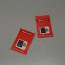 2 Pack Memory Card 64GB with Adapter, High Speed TF Card, UHS-I C10 A1 Memory TF Card for Tablet/Mobile Phone/Camera/Car Audio/Game Console (TF162 Red Gold 64GB)