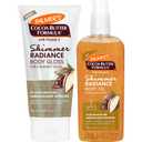Palmers Cocoa Butter Formula Shimmer Radiance Duo, Body Gloss Lotion (5.25 Fl Oz) + Shimmer Body Oil, (5.1 Fl Oz) Nourishing & Hydrating 48Hr Moisture