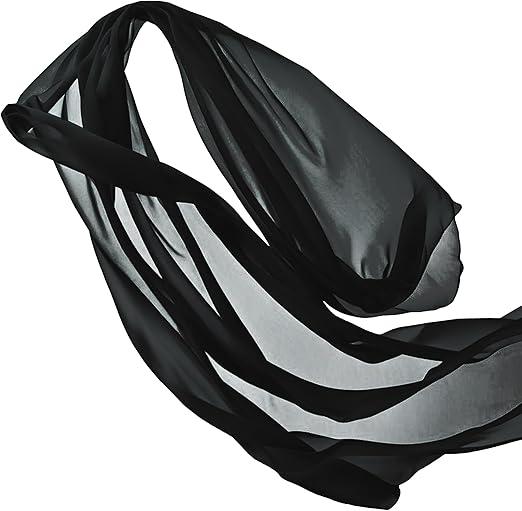 100% Polyester Chiffon Fabric - length 77" Inches, width 27" Inches - Lightweight Chiffon Sheer Fabric - Perfect for Venue & Wedding