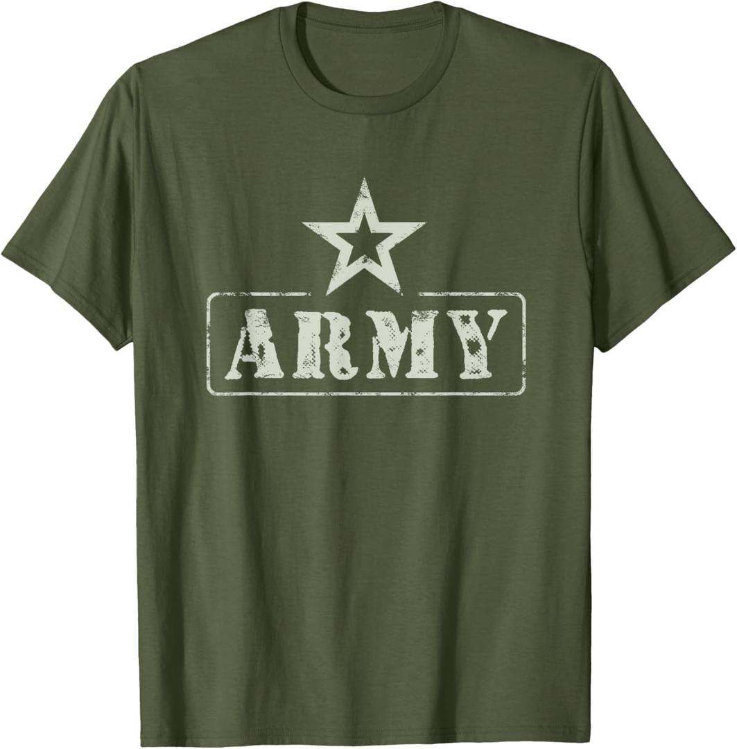 Army Shirts for Men Women Boys Girls Military Shirt Tactical T-Shirt M