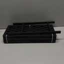 Shoe Rack, Expandable Shoes Organizer Metal Shelf Stand, 2 Tier Stackable Long Shoe Storage Holder For Closet, Floor, Entryway, Garage, Bedroom, Door Entrance For 12-18 Pairs, 45.6 inches Black