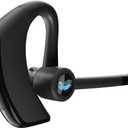 BlueParrott M300-XT SE Mono Bluetooth Wireless Headphones 80% Noise Canceling Earpiece Headset for Mobile Workers & Delivery Drivers, Compact Design with IP54-Rated Protection, 14 hrs Talk Time, Black