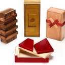 Zhanmai 4 Pieces Wooden Puzzle Boxes Gift Card Wooden Puzzle Boxes Money Case Holders Teaser Mysterious Wood Boxes for Christmas Birthday Gift, 4 Styles(Adorable Style)