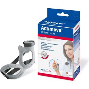 Actimove Professional Line Rhizo Forte Thumb Brace, Right, Gray, Large
