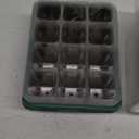 Seed Starter Tray with Grow Light, 5 Packs Plant Starter Tray Seedling Starter Kit with Humidity Domes Base Indoor Greenhouse Mini Propagator Station for Seeds Growing Starting (12 Cells per Tray) (5 Pcs With Grow Lights)