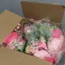 MARTINE MALL 12 Packs Peonies Artificial Flowers, Mixed Pink Artificial Peonies, Silk Peonies Flowers Fake Peonies Artificial Flowers Peonies Bouquet for Centerpiece Table Wedding Party Home Decor