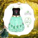 HAMSILY Princess Dress Up Clothes for Little Girls: Princess Costume for Girls Toddler, Girl Toys Age 3 4 5 6 Year Old Girl Birthday Gifts Christmas Gift