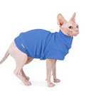 Small Dogs Fleece Dog Sweatshirt - Cold Weather Hoodies Spring Soft Vest Thickening Warm Cat Sweater Puppy Clothes Sweater Winter Sweatshirt Pet Pajamas for Small Dog Cat Puppy (Small, Sky Blue)