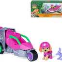 PAW Patrol: The Dino Movie, Skye Dino Rescue Jet & Action Figure Set | Action Rescue Vehicle, Folding Wings, Deployable Claw, Rolling Wheels, Dinosaur Toy, Kids Toys for Boys & Girls Ages 3 and Up