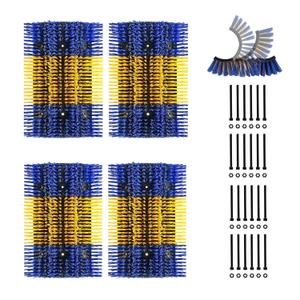 Livestock Scratching Brush, 4PCS Upgraded Cattle Scratcher with 24 Screws, Horse Brush for Grooming, Relieve Itching on the Back of Livestock, Cattle Supplies for Horse, Goat, Cow, Pig (XL Size)