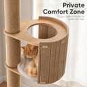 FUKUMARU Floor to Ceiling Cat Tree, 78-108in (6.5–9ft) Adjustable Cat Tower